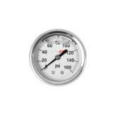 Holley Analog Fuel Pressure Gauges 26-506 Gauge, Pressure, 0-160 psi, 2 in. Diameter, Analog, Full Sweep, Illuminated, Liquid-filled, for Mechanical Sending Unit, White Face, Each thumbnail 3