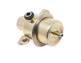 Holley Fuel Pressure Regulators 512-515 Regulators, High Pressure, 0-43 psi, No-Return, Boost, Vacuum Port, Stock Inlet and Outlet, Gold Color, Buick, GN, GNX, 3.8L, Each thumbnail 1