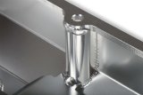 Holley Track Series Valve Covers 241-287 Covers, Series, Perimeter Bolt, Tall, Chevrolet Logo, Fabricated Aluminum, Polished, Baffled, Chevy, Gen I, 283-400ci, Pair thumbnail 1
