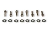 Holley Track Series Valve Covers 241-287 Covers, Series, Perimeter Bolt, Tall, Chevrolet Logo, Fabricated Aluminum, Polished, Baffled, Chevy, Gen I, 283-400ci, Pair thumbnail 3