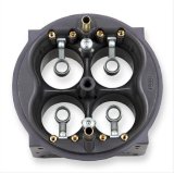 Holley Carburetor Main Bodies 134-323 Components, Body, Ultra XP, Replacement, 750 cfm, Aluminum, Gray Anodized, Down-Leg Boost, Discharge Nozzle, Brass Air Bleeds, Each thumbnail 1