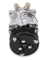Holley Sanden Air Conditioning Compressors 199-105 Compressors, 508 Type, Aluminum, Polished, Clutch, 6-Groove, Serpentine Pulley, Each thumbnail 4