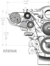 Holley LS Engine Air Conditioner Brackets 20-134P Brackets, Passenger Side, Aluminum, Polished, Sanden 508, Chevrolet, Small Block LS, Each thumbnail 2