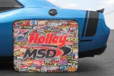 Holley Sticker Bomb Tire Shades 36-446 Shade-44" x 35", suction cup mounting, •Helps maintain even tire pressure at the track by shading the tire from direct sunligh thumbnail 2
