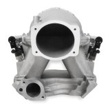 Holley 351W Ford Hi-Ram EFI Intake Manifolds 300-241 Manifolds, Ford, EFI, Multi-port, 1,500-7,000 RPM Range, Standard Deck, Aluminum, Satin Finish, Ford, 5.8L, Windsor, Kit thumbnail 1