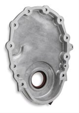 Holley Cast Aluminum Timing Covers 21-151 Covers, 1-Piece, Aluminum, Black, Chevrolet, Small Block, Without Crank Sensor, Each thumbnail 5