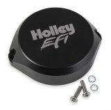 Holley Distributor Caps 566-103 Caps, EFI, Coil-on-Plug, Black Cap, Screw Down Style, Black, compatible with Dual-Sync Distributors, 200 Series, Each thumbnail 1