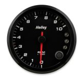 Holley Analog Standalone Tachometers 26-617 Gauge, Tachometer, Style, Analog, 0-10,000 RPM, 3 3/8 in., Black Face, Electrical, Each thumbnail 7