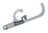 Holley Billet Throttle Return Spring Brackets 20-282 Brackets, Aluminum, Clear Anodized, Dual Spring, Carburetor Base Mount, for Models 4150, 4160 Series, Each thumbnail 1