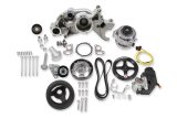 Holley Mid-Mount Complete Accessory Systems 20-186 Drive Systems, LS Mid-mount, Serpentine, Alternator, Water Pump, Counterclockwise, Power Steering, GM 2, Natural Color, Chevy, 4.8-7.0L, Kit thumbnail 3