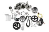 Holley Mid-Mount Complete Accessory Systems 20-186 Drive Systems, LS Mid-mount, Serpentine, Alternator, Water Pump, Counterclockwise, Power Steering, GM 2, Natural Color, Chevy, 4.8-7.0L, Kit thumbnail 5