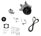 Holley Retro-fit Hydraulic Power Steering Kits 20-223 Pumps, Gen V LT4, Dry Sump, Add-on, GM Type 2, Saginaw TC Series, Natural Finish, Serpentine, with Pulley and Hardware, GM, 6.2L, Kit thumbnail 3