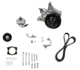 Holley Retro-fit Hydraulic Power Steering Kits 20-233 Pumps, Retro-fit, Hydraulic, Steering, GM Type 2, Saginaw TC Series, Natural Finish, Dry Sump, Standard-volume, Gen V, LT5, Kit thumbnail 1