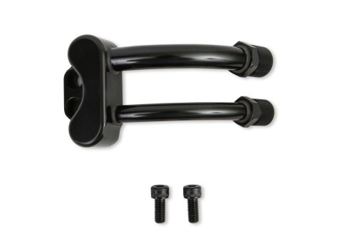 Holley Air Conditioner Compressor Manifolds 199-201BK Manifold Fittings, SD7 Conditioning Compressor, Black, Each