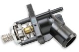 Holley Thermostat Housing Assemblies 97-247 Water Necks and Housings, Replacement, Thermostat/Housing Assembly, GM LT4, Aluminum, 1.50 in. OD, with Mid-Mount Accessory Drive, Each thumbnail 1