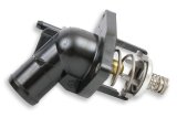 Holley Thermostat Housing Assemblies 97-247 Water Necks and Housings, Replacement, Thermostat/Housing Assembly, GM LT4, Aluminum, 1.50 in. OD, with Mid-Mount Accessory Drive, Each thumbnail 2