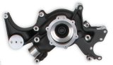 Holley Water Pumps, Mechanical 97-311 Pump Housings, Replacement, Cooling Manifold, Cast Aluminum, Black Finish, for Mid-Mount Accessory System, Chevy, 5.7-7.4L, Each thumbnail 1