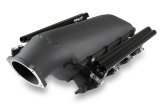 Holley LS Modular Lo-Ram EFI Intake Systems 300-624BK Manifolds, Dual Injection, EFI, Cathedral Port Heads, Standard Deck, 105mm Bore, Aluminum, Black Finish, Chevy, LS, 4.8-6.0L, Each thumbnail 3