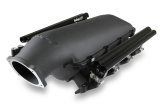 Holley LS Modular Lo-Ram EFI Intake Systems 300-624BK Manifolds, Dual Injection, EFI, Cathedral Port Heads, Standard Deck, 105mm Bore, Aluminum, Black Finish, Chevy, LS, 4.8-6.0L, Each thumbnail 7