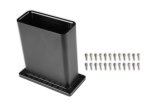 Holley LS Ultra Lo-Ram Billet Burst Panel Ducts 300-608BK Replacement Components, Duct, Fits "Large" Panels, SFI Approved, Includes Fasteners, Aluminum, Black Anodized, Each thumbnail 3