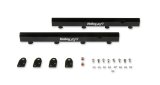 Holley EFI Hi-Flow Billet Fuel Rails 534-283 Rails, Rails, Aluminum, Black Anodized, -8 AN O-ring Inlet Size, Hi-Flow, Ford, 5.0L, 5.2L, Kit thumbnail 1