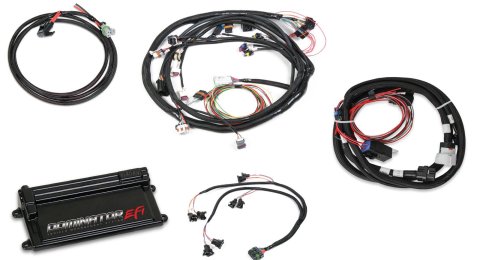 Holley Dominator EFI Vehicle Management Systems 550-658 Engine Systems, EFI, 24-EV1 Injectors, 12-Coils, Analog/Digital, Trans Control, 4x Cam Sensor, Chevy, 4.8-7.0L, 58x Crank, Kit