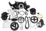 Holley Mid-Mount Complete Accessory Systems 20-205BK Drive Systems, LT Mid-Mount, Serpentine, Alternator, Power Steering, Water Pump, Belts, Damper, Black Finish, GM, Gen V, 5.3L, 6.2L, Kit thumbnail 2