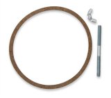 Holley Air Cleaner Assemblies 120-530 Assembly, Sniper, 14 in. Diameter, Round, Dropped, Steel, Chrome Finish, Embossed Logo, 3 in. Filter, Paper Element, Each thumbnail 3