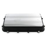 Holley Hi-Ram Intake Manifold Plenum Tops 300-208BK-2 Manifolds, EFI, Hi-Ram, Top Section, Standard Deck, Tunnel Ram, Black Finish, Non-Machined, Blank Flange, Each thumbnail 1