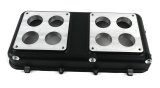 Holley Hi-Ram Intake Manifold Plenum Tops 300-208BK-2 Manifolds, EFI, Hi-Ram, Top Section, Standard Deck, Tunnel Ram, Black Finish, Non-Machined, Blank Flange, Each thumbnail 2