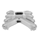 Holley Single Plane Carbureted Intake Manifolds 300-940 Manifolds, Carbureted, Plane, Stock Configuration Cylinder Head, Standard Deck, Aluminum, Natural, Chevy, LT, Each thumbnail 3
