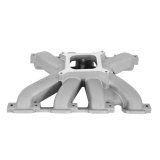 Holley Single Plane Carbureted Intake Manifolds 300-940 Manifolds, Carbureted, Plane, Stock Configuration Cylinder Head, Standard Deck, Aluminum, Natural, Chevy, LT, Each thumbnail 4