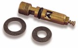Holley Needle and Seat Assemblies 6-513 Carburetor Seats, Viton® Inlet Needle, Spring Loaded, Adjustable, Steel, 0.097 in. Seat, Side Hung Float Style, Gasket Included, Each thumbnail 2