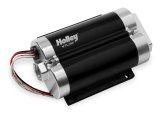 Holley Dominator Billet Fuel Pumps 12-1800-2 Pumps, Dominator, Billet, Electric, External, Dual Inlet, 200 gph, 80 psi, 12V, -10 AN Female O-ring, Inlet and Outlet, Gas, Diesel, E85, Each thumbnail 3