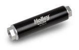 Holley VR Series Billet Fuel Filters 162-577 Filters, Series, Black, Inline Style, -12 AN Inlet/Outlet, Female Straight, Synthetic Element, 100 micron, 460 gph, Gas/E85, Each thumbnail 2