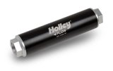 Holley VR Series Billet Fuel Filters 162-577 Filters, Series, Black, Inline Style, -12 AN Inlet/Outlet, Female Straight, Synthetic Element, 100 micron, 460 gph, Gas/E85, Each thumbnail 3