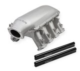 Holley EFI LT1 Gen V Hi-Ram Intake Manifolds 300-141 Manifolds, LT1, V, Hi-Ram, Direct Injection, 3,500-8,000 RPM Range, 92mm Bore, Standard Deck, Aluminum, Satin Finish, Chevy, 6.2L, Each thumbnail 5