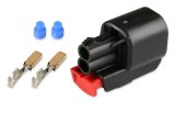 Holley Wiring Harness Connectors 570-226 Weatherproof Connectors, EFI, Coyote, CTS Sensor Connector, Main Harness, MX 150, 2-pin Female, Black Plastic, Pins, Seals, TPA, Each thumbnail 2