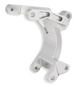 Holley LS Engine Air Conditioner Brackets 20-210 Brackets, Passenger Side, Aluminum, Clear Anodized, Sanden SD7, Chevy, Gen V, LT, 6.2L, Each thumbnail 2