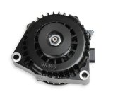 Holley LS Engine Swap Accessory Drive Systems 20-136BK Pulley Kits, Swap, Serpentine, Alternator, Power Steering, A/C, GM Type 2, 130 Amp Alternator, Black, Kit thumbnail 1