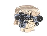 Holley Mid-Mount Complete Accessory Systems 20-220 Drive Systems, LT Mid-Mount, Wet Sump, Serpentine, Alternator, Water Pump, Power Steering, A/C, Natural Finish, Chevy, Gen V, 6.2L, Kit thumbnail 3