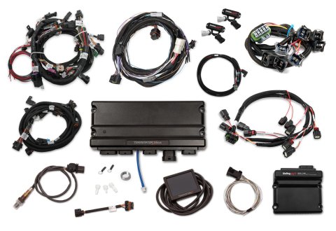 Holley Terminator X MAX Engine Management Systems 550-1312 Systems, MAX, Up to 8-EV1 Injectors, 8-Coil, Plug-and-Play, Drive-by-Wire, Tuner/Trans Control, 4R70W, Ford, 5.0L, Kit