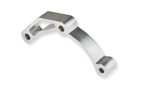 Holley Alternator Brackets 97-255 Brackets, Bracket Spacer, Aluminum, Natural Finish, Accessory Drives, Wet or Dry Sump System, Chevy, Gen V LT4, Engines, Each