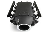 Holley LS Modular Lo-Ram EFI Intake Manifolds 300-621BK Manifolds, Modular, Ultra EFI, Cathedral Port Head, Multi-port, Standard Deck, 105mm Bore, Aluminum, Black, Chevy, 4.8-6.0L, Each thumbnail 3