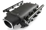 Holley LS Modular Lo-Ram EFI Intake Manifolds 300-621BK Manifolds, Modular, Ultra EFI, Cathedral Port Head, Multi-port, Standard Deck, 105mm Bore, Aluminum, Black, Chevy, 4.8-6.0L, Each thumbnail 8