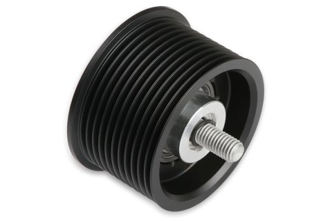 Holley Accessory Belt Tensioners 97-265 Tensioners, Replacement, Tensioner Assembly, Cast Aluminum, Natural Finish, 11-Groove Pulley, 69mm Diameter, GM LT5 Engines, Each