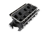 Holley SBF Hi-Ram EFI Intake Manifolds with Side-Mount Tops 300-306BK Manifolds, High-Ram, Intake, Side-mount Top, Multi-port, 1,500-7,000 RPM Range, 95mm Bore, Aluminum, Black, Ford, 260-302ci, Windsor, Each thumbnail 3