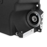 Holley Retrofit Engine Oil Pans for GM LS Engines 302-3BK Pans, Retrofit, Swap, Rear Sump, Wet Style, 5.9 Quarts, Aluminum, Black, Buick, Chevy, Ford, GMC, Mercury, Oldsmobile,Pontiac, Each thumbnail 1