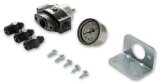 Holley Bypass Fuel Pressure Regulator Kits 12-841KIT Regulators, Regulator, Inline, 4.5-9 psi, Return Style, 3/8 in. NPT, Inlet and Outlet, Black, Fittings, Gauge, Bracket, Kit thumbnail 3