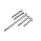 Holley Alternator Bracket Bolt Kits 97-419 Bolts, Replacement, Allen/Hex Head, Steel, Natural, for 20-380, 97-409, High-Mount Accessory Drive, Ford, 7.3L Godzilla, Kit thumbnail 2